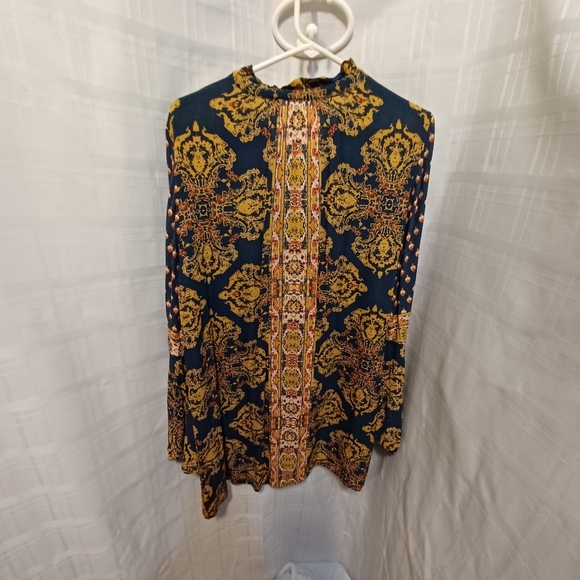 Free people mystery magic floral boho tunic blouse size small - Picture 4 of 12